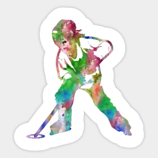 Ringette player Sticker